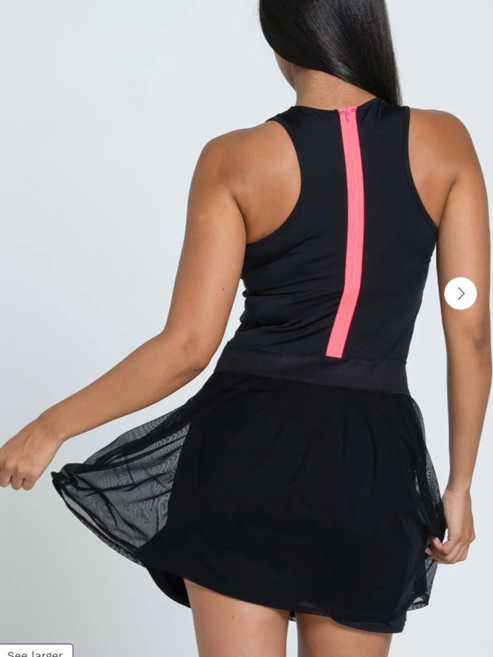 Next Level Neon Zipper Dress